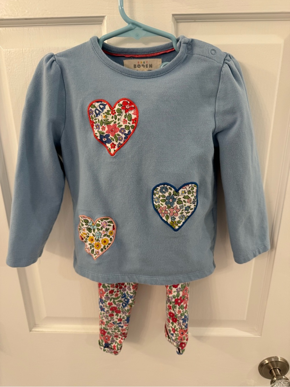 Baby Boden size 2-3 long sleeve and pant set